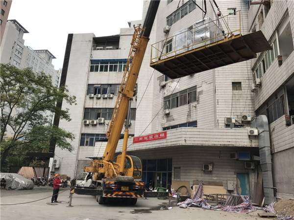 西安吊装搬运,案例